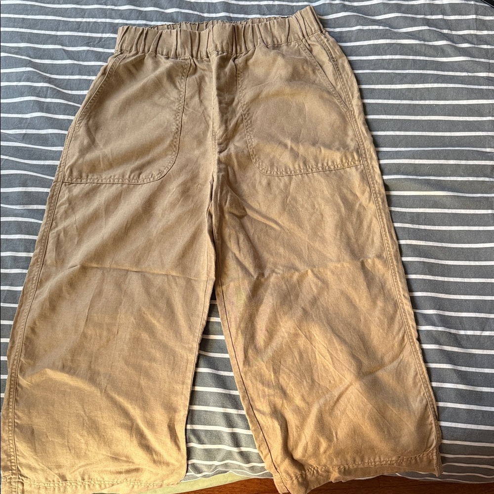 Madewell Beige Elastic Waist Pants